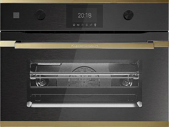 Компактный духовой шкаф с микроволнами Kuppersbusch CBM 6350.0 GPH 4 Gold