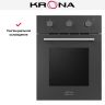 Газовый духовой шкаф KRONA STRETTO 45 BL