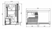 Стол холодильный TD 102 Bar без столешницы