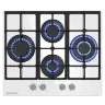 Варочная панель газовая MEFERI MGH604WH GLASS ULTRA