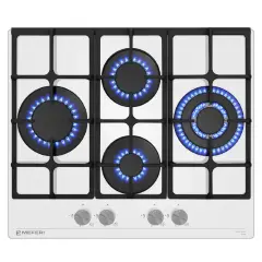 Варочная панель газовая MEFERI MGH604WH GLASS ULTRA