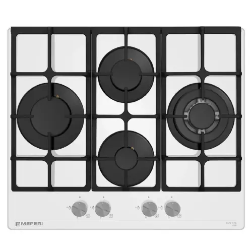 Варочная панель газовая MEFERI MGH604WH GLASS ULTRA