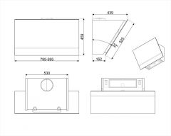 Вытяжка Smeg KV28S