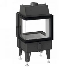 Дровяная топка BeF Twin 7 CP-CP/CL-CL с черной рамкой