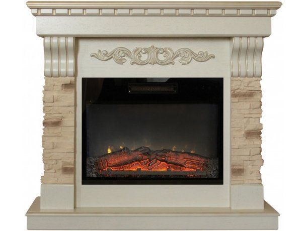Каминокомплект RealFlame Marseille Luxe 24 с очагом Kendal 24