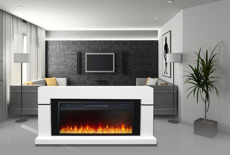 Каминокомплект Royal Flame Lindos с очагом Vision 42 LOG LED белый