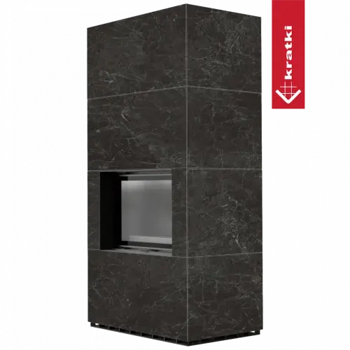 Каминокомплект Kratki PRO FLOKI NATURALI NERO GRECO