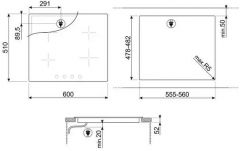 Варочная панель Smeg SI364BM