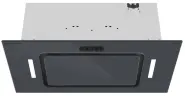 Вытяжка кухонная MEFERI INBOX60GR GLASS ULTRA, 60 см, встраиваемая, серая, стекло, производительность 900 м3/ч, 3 скорости, низкий уровень шума, режимы отвод и рециркуляция, гарантия 3 года