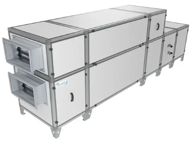 Приточно-вытяжная вентиляционная установка Breezart 3700 Lux RR W ET22,5-380