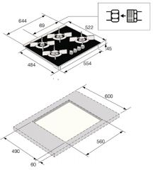 Варочная панель Asko HG8640BGB1