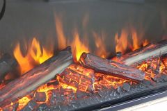 Каминокомплект Royal Flame Basel R с очагом Vision 60 LOG LED белый с черным