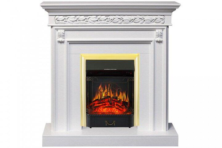 Каминокомплект Royal Flame Valletta c очагом Majestic FX Brass