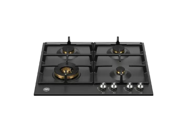 Встраиваемая газовая варочная панель Bertazzoni, 60 см, черный матовый