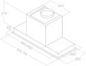 Встраиваемая вытяжка Elica HIDDEN 2.0 BL MAT/A/52