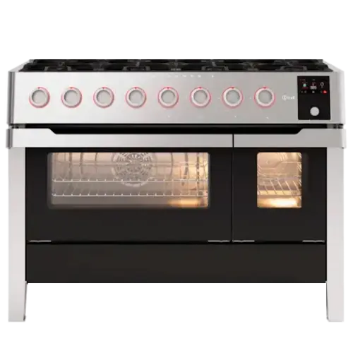 Кухонный блок ILVE Panaromagic PM128DS3/SS нержавеющая сталь (фурн. хром)