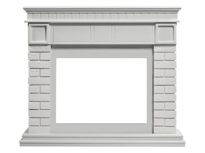 Портал Firelight Bricks 25 камень белый/белая эмаль