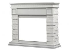 Портал Firelight Bricks 25 камень белый/белая эмаль