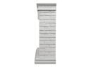 Портал Firelight Bricks 25 камень белый/белая эмаль
