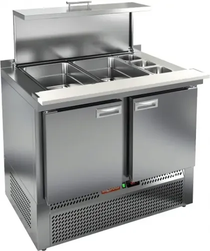 Стол охлаждаемый для салатов (саладетта) HICOLD SLE3-11GN, полипропилен