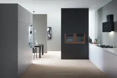 Встраиваемая газовая варочная панель Bertazzoni на стекле, конфорка wok по сбоку, 90 см