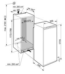 Встраиваемый холодильник Liebherr IRBe 5121 Plus