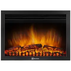 Каминокомплект Firelight Quadro 25 с очагом Electrolux EFP/P-2520LS камень песчаник античный белый/белая эмаль