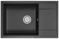 Кухонная мойка ROYS 60 NL 1B1D DEEP BLACK