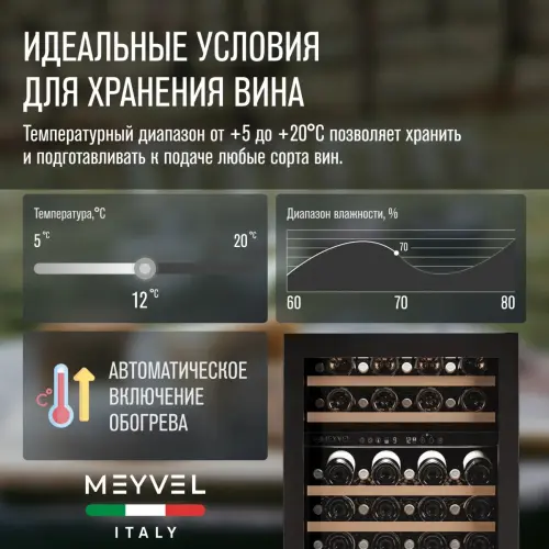 Винный шкаф Meyvel MV46NH-KBT2