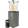 Нагреватель газовый PATIO/G31/37MBAR/Q/N/P/G - NATURALI PIETRA GREY, пульт