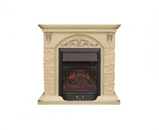 Каминокомплект Interflame Берн сланец с очагом Majestic FX M Black