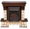 Каминокомплект Interflame Экстер средний дуб с очагом Majestic FX M Black