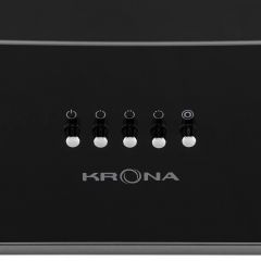 Вытяжка KRONA INGA 600 inox/black push button