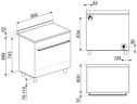 Варочный центр Smeg SUK91CMX9