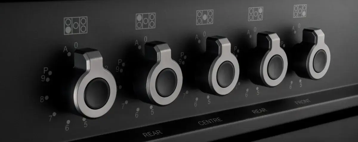 Варочный центр Bertazzoni, 5 индукционных зон, многофункциональный электрический шкаф, 90 см, черный
