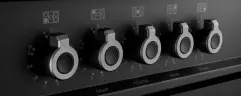 Варочный центр Bertazzoni, 5 индукционных зон, многофункциональный электрический шкаф, 90 см, черный