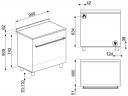 Варочный центр Smeg SUK91MFX9
