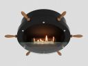 Настенный биокамин Lux Fire Капитан 500 Н XS