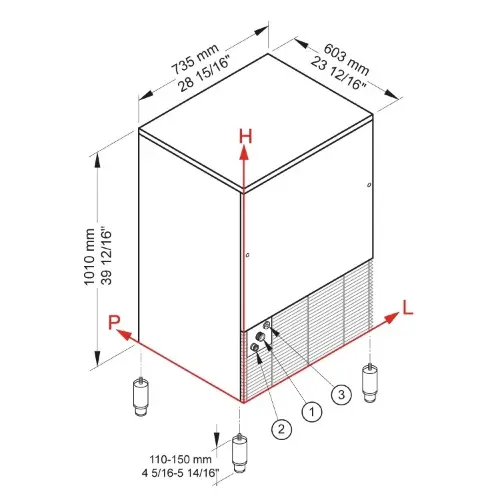 Льдогенератор Brema CB 955W HC B-Qube
