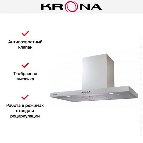 Вытяжка KRONA Levana 900 inox PB