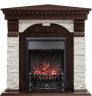 Каминокомплект Royal Flame Dublin угловой с очагом Fobos FX Brass