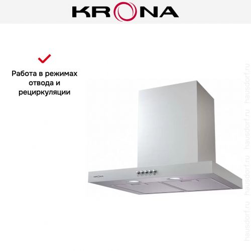 Вытяжка KRONA Levana 600 inox PB