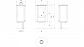 Печь дровяная KOZA/AB/S/N/O/DR/KAFEL/CZARNY