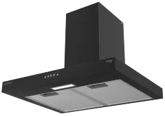 Вытяжка кухонная MEFERI SLIMBOX60BK COMFORT, 60 см, купольная, черная, производительность 950 м3/ч, 3 скорости, низкий уровень шума, режимы отвод и рециркуляция, гарантия 3 года