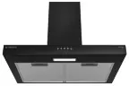 Вытяжка кухонная MEFERI SLIMBOX60BK COMFORT, 60 см, купольная, черная, производительность 950 м3/ч, 3 скорости, низкий уровень шума, режимы отвод и рециркуляция, гарантия 3 года