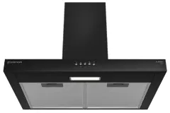Вытяжка кухонная MEFERI SLIMBOX60BK COMFORT, 60 см, купольная, черная, производительность 950 м3/ч, 3 скорости, низкий уровень шума, режимы отвод и рециркуляция, гарантия 3 года