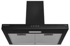 Вытяжка кухонная MEFERI SLIMBOX60BK COMFORT, 60 см, купольная, черная, производительность 950 м3/ч, 3 скорости, низкий уровень шума, режимы отвод и рециркуляция, гарантия 3 года