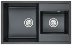 Кухонная мойка MODENA 80 NL 1,5B ANTHRACITE