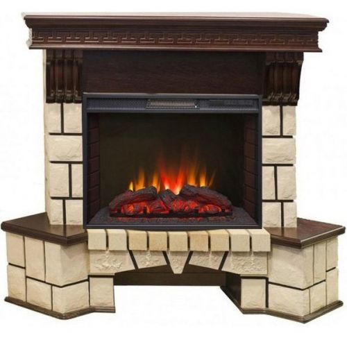 Каминокомплект RealFlame Stone new 25/25,5 с очагом Sparta 25,5 LED