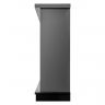 Каминокомплект Firelight Canto Long с очагом Electrolux Infinity EFP/P-1600ULS графит/черный